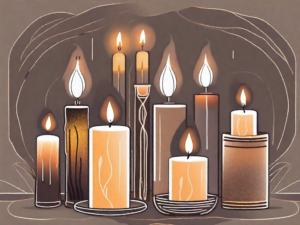 Various types of candles
